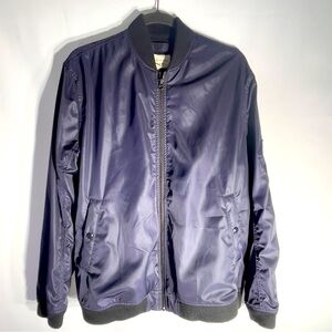 Denim Supply Ralph Lauren Bomber Jacket Mens L Navy Y2K Streetwear Prep Techwear